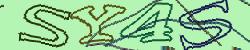 Darstellung des Captcha-Codes.