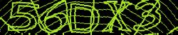 Darstellung des Captcha-Codes.