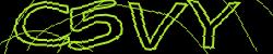 Darstellung des Captcha-Codes.
