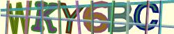 Darstellung des Captcha-Codes.