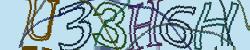 Darstellung des Captcha-Codes.