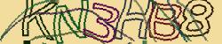 Darstellung des Captcha-Codes.