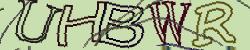Darstellung des Captcha-Codes.