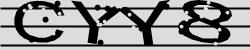 Darstellung des Captcha-Codes.
