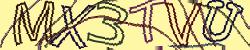 Darstellung des Captcha-Codes.
