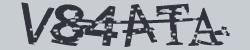Darstellung des Captcha-Codes.