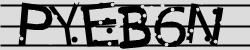 Darstellung des Captcha-Codes.