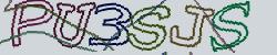Darstellung des Captcha-Codes.