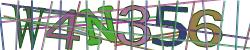 Darstellung des Captcha-Codes.