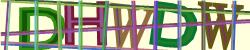 Darstellung des Captcha-Codes.