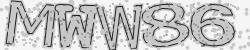 Darstellung des Captcha-Codes.