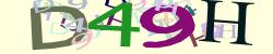 Darstellung des Captcha-Codes.