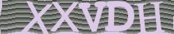 Darstellung des Captcha-Codes.