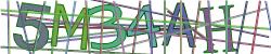 Darstellung des Captcha-Codes.