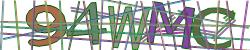 Darstellung des Captcha-Codes.