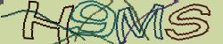Darstellung des Captcha-Codes.