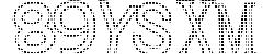 Darstellung des Captcha-Codes.
