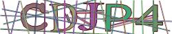 Darstellung des Captcha-Codes.