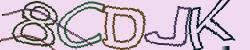 Darstellung des Captcha-Codes.