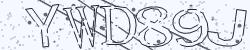 Darstellung des Captcha-Codes.