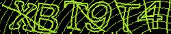 Darstellung des Captcha-Codes.