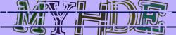 Darstellung des Captcha-Codes.