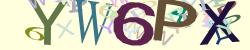 Darstellung des Captcha-Codes.