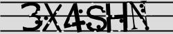 Darstellung des Captcha-Codes.