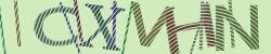 Darstellung des Captcha-Codes.