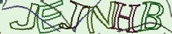 Darstellung des Captcha-Codes.