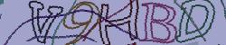 Darstellung des Captcha-Codes.