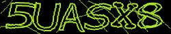 Darstellung des Captcha-Codes.