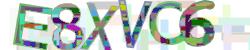 Darstellung des Captcha-Codes.