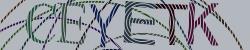 Darstellung des Captcha-Codes.