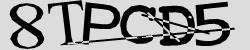Darstellung des Captcha-Codes.