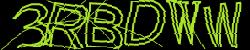 Darstellung des Captcha-Codes.
