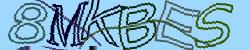 Darstellung des Captcha-Codes.