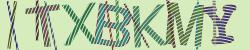 Darstellung des Captcha-Codes.