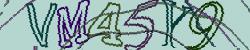 Darstellung des Captcha-Codes.