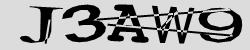 Darstellung des Captcha-Codes.