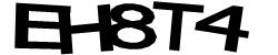Darstellung des Captcha-Codes.