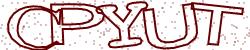 Darstellung des Captcha-Codes.