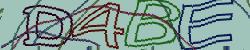 Darstellung des Captcha-Codes.