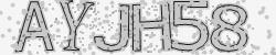 Darstellung des Captcha-Codes.