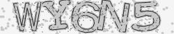 Darstellung des Captcha-Codes.