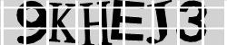 Darstellung des Captcha-Codes.