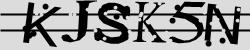 Darstellung des Captcha-Codes.