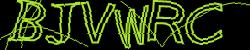 Darstellung des Captcha-Codes.