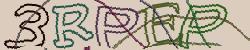 Darstellung des Captcha-Codes.
