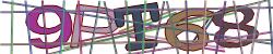 Darstellung des Captcha-Codes.